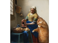 Johannes Vermeer, The Kitchen Maid and the Cat