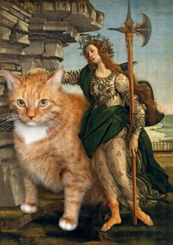 Sandro Botticelli, Pallas and The Cat
