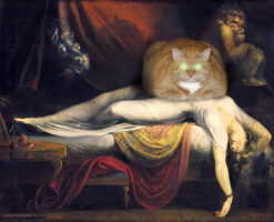 Henry Fuseli. The Nightmare Cat