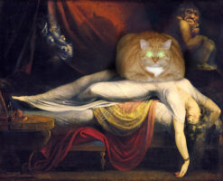 Henry Fuseli. The Nightmare Cat