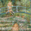 Claude Monet, Bathing in a Pond of Water Lilies