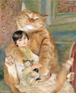 Pierre-Auguste Renoir. The Cat with Julie Manet