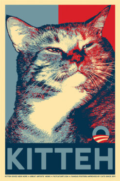 Shepard Fairey, Hope. Kitteh