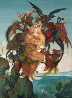Michelangelo. The Temptation of the Fat Cat