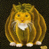 Pumpkin Cat. Tribute to Yayoi Kusama