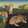 Salvador Dali, The Purrsistence of Meowmory. Jigsaw Puzzle