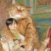 Pierre-Auguste Renoir. The Cat with Julie Manet. Jigsaw Puzzle