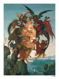 Michelangelo. The Temptation of the Fat Cat