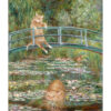 Claude Monet, Bathing in a Pond of Water Lilies