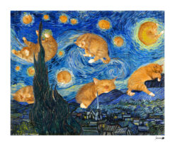 Vincent van Gogh. The Furry Starry Night