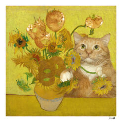 Vincent van Gogh. Sunflowers are ginger kittens
