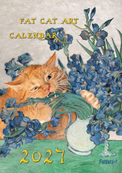 2027 Fat Cat Art Wall Calendar