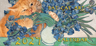 2027 Fat Cat Art Wall Calendar